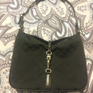 Coach black shoulder bag